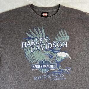 Harley Davidson Motorcycles Eagle T-Shirt Mens 3XL Gray Henderson Nevada